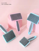 Soft Grip Stainless Steel Comb for Pet Grooming