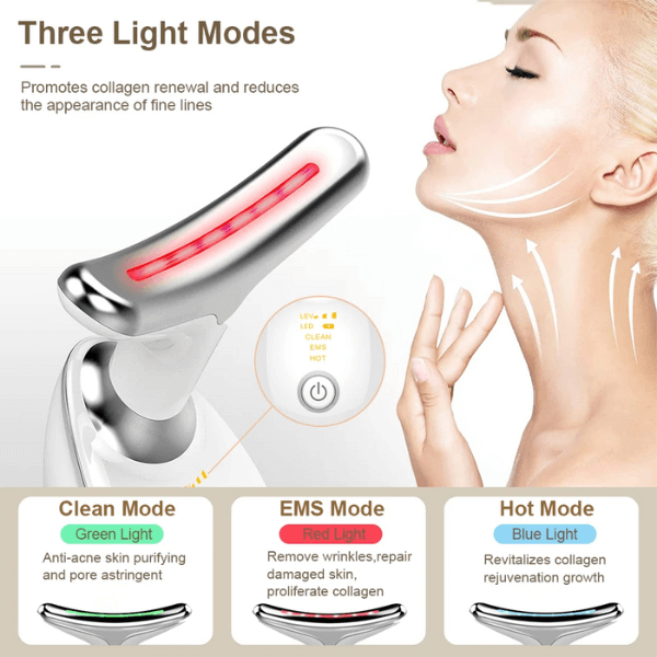 Face llift with microstron EMS wrinkle removal Zanmassage!