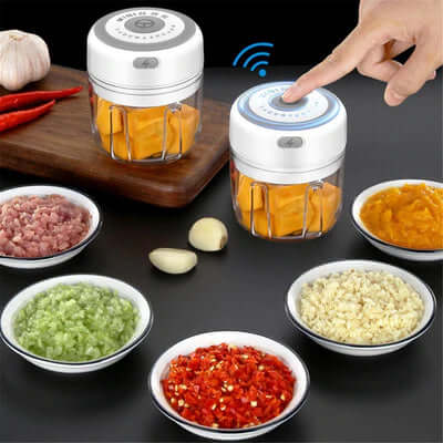 Electric Mini Food Chopper - 100ml and 250ml.