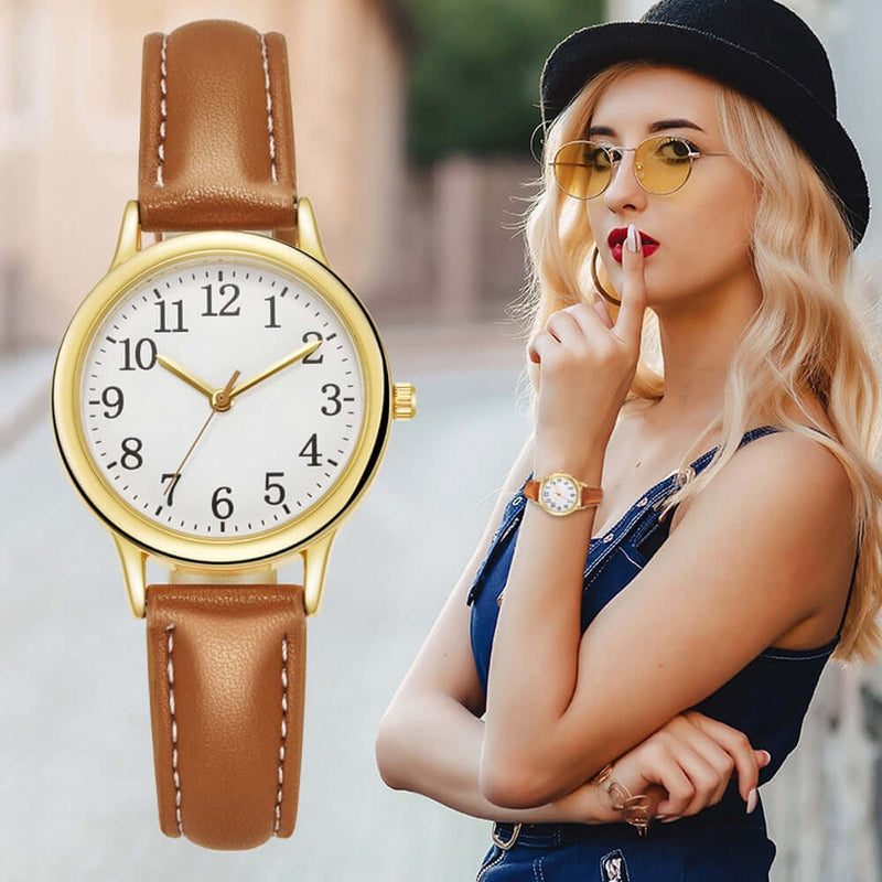 Mstiang Women's Casual Leather Watches