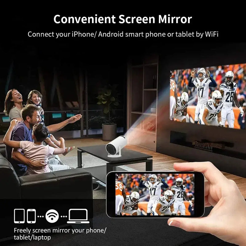 Projector  Style for SAMSUNG XiaoMi Android WIFI Home Cinema Portable USB!