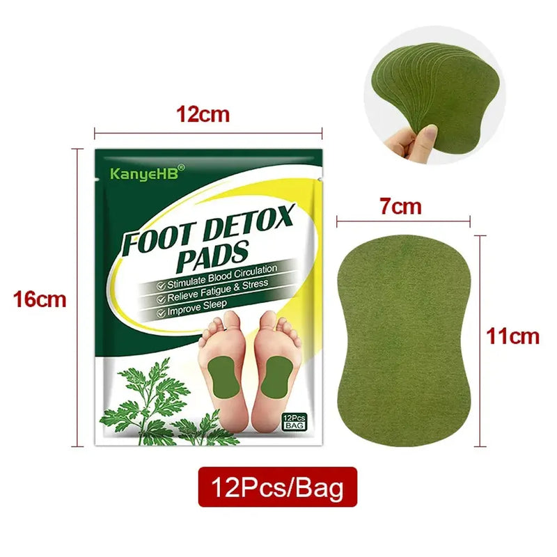 Detox foot Pads! natural herbal wormwood Artemisia and Argyii!