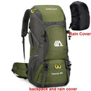 BackpaCK 50 lL.. Waterproof for Travel