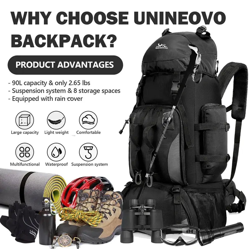 90L Waterproof  backpack