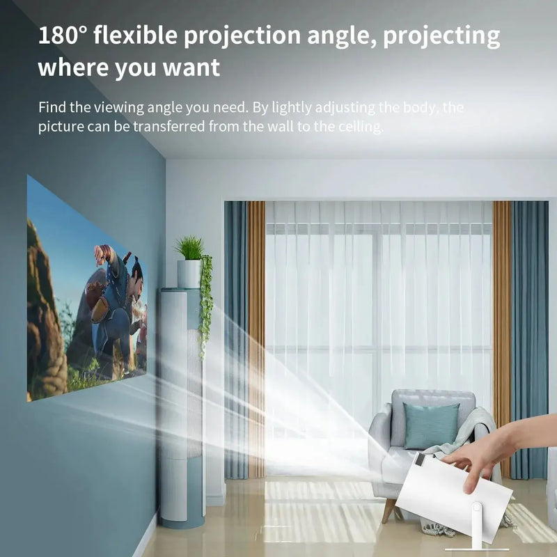 Projector  Style for SAMSUNG XiaoMi Android WIFI Home Cinema Portable USB!