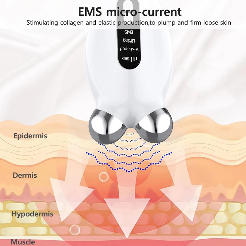 microcurrent facial  lifiting massage