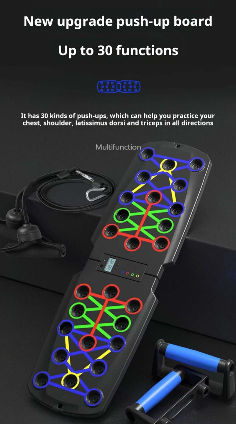 PowerPlank Pro: Multi-Functional Push Up Board for Home Fitness