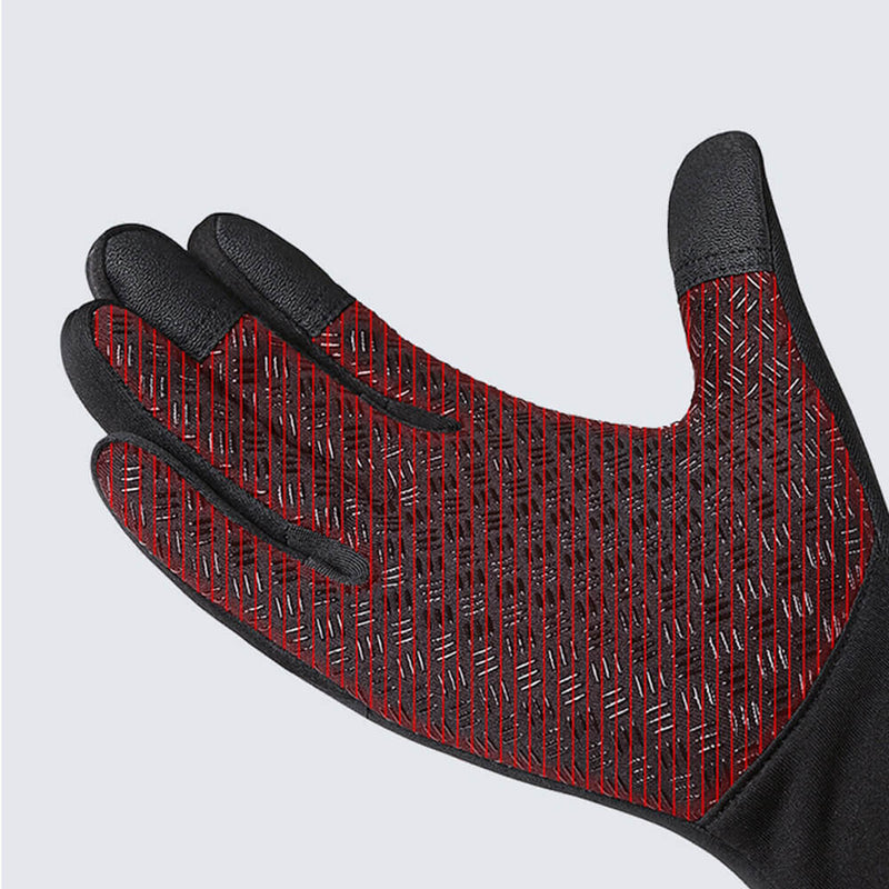 Waterproof cycling gloves with zipper...